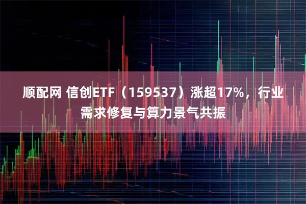 顺配网 信创ETF（159537）涨超17%，行业需求修复与算力景气共振